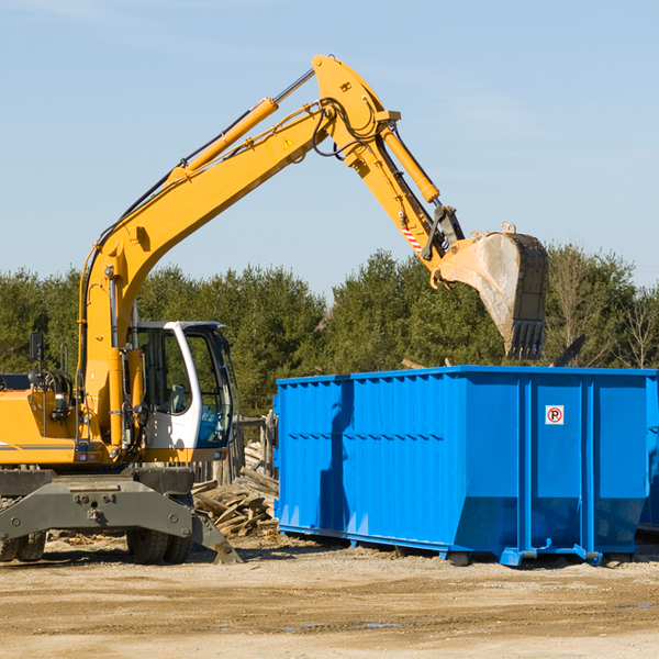 what are the rental fees for a residential dumpster in Walker